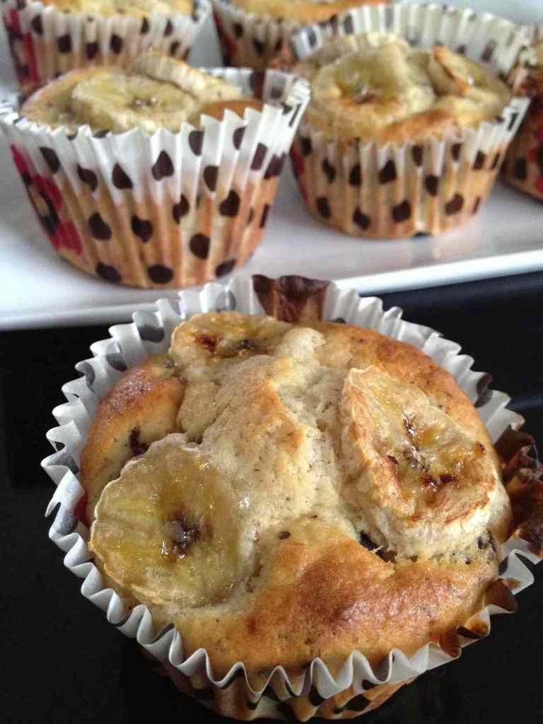 Muffins bananes chocolat - Rachel cuisine