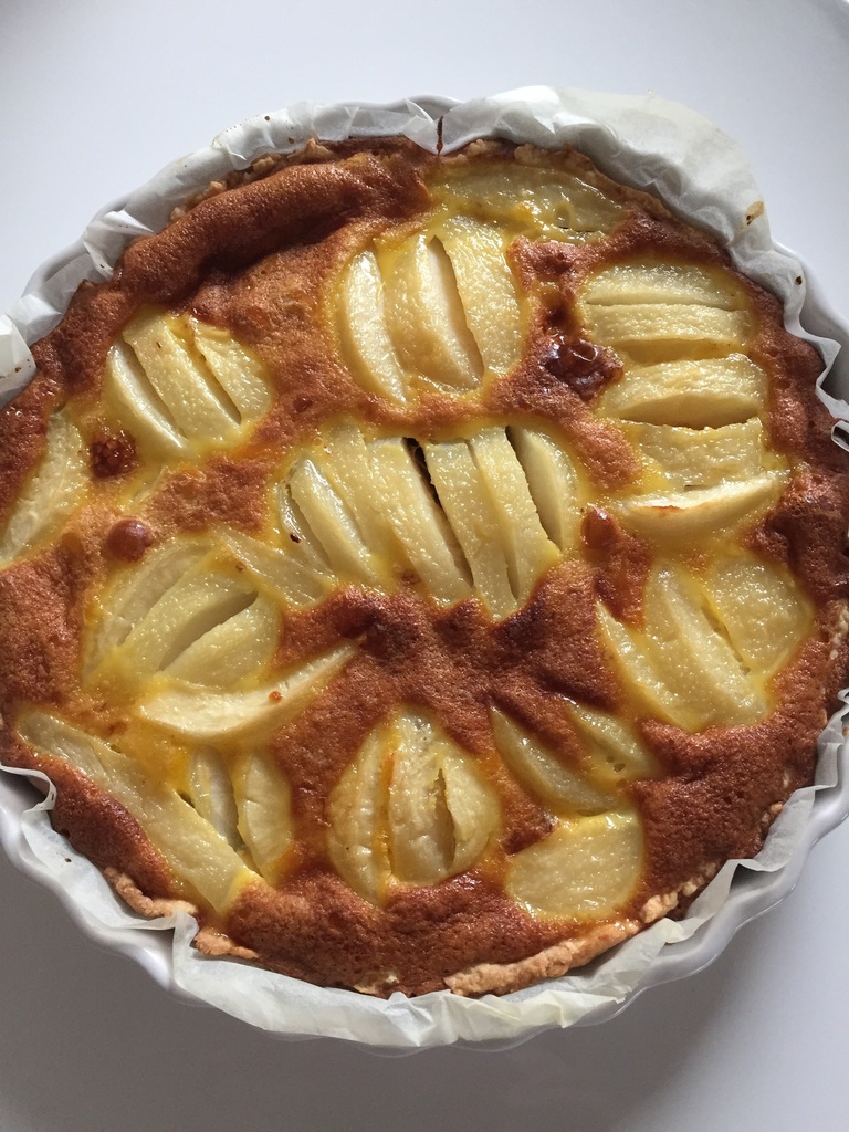 Tarte poires et chocolat avec pâte sablée légère Rachel cuisine