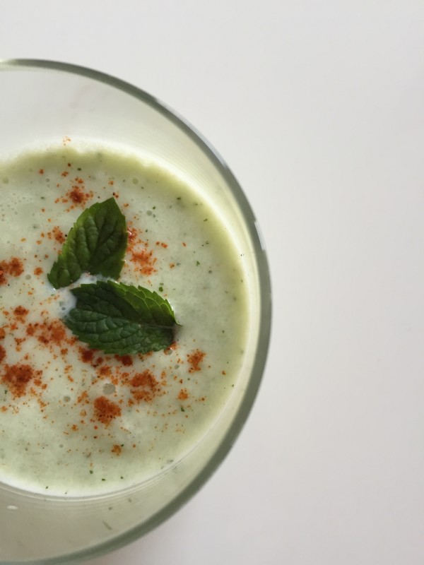 Soupe de concombre froide - Rachel cuisine