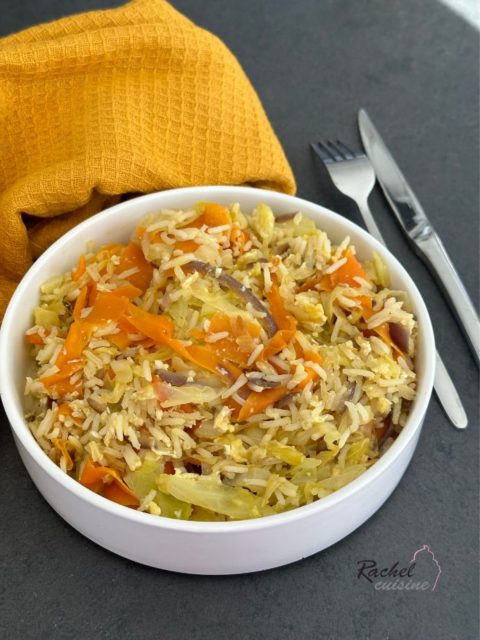 Riz Saut Chou Et Carottes Rachel Cuisine