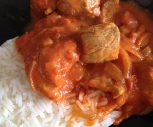 Porc au curry et au lait de coco weight watchers