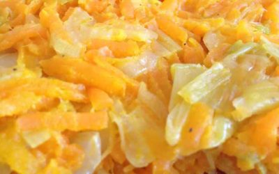 Tarte tatin poireaux carottes bacon