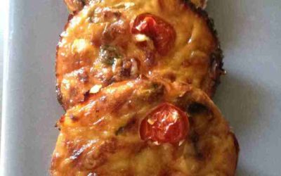 Tartelettes sans pâte courgettes tomates