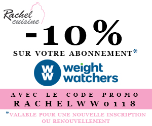 Code Promo Weight Watchers RACHELWW0118