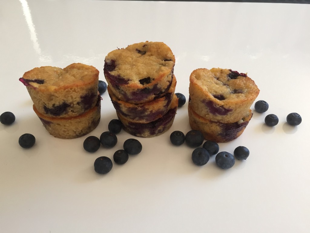 Muffins aux myrtilles léger sans œufs sans gluten