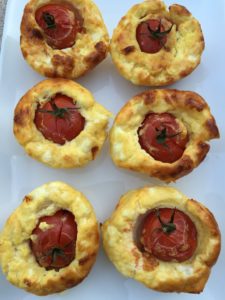 clafoutis tomates cerises moutarde