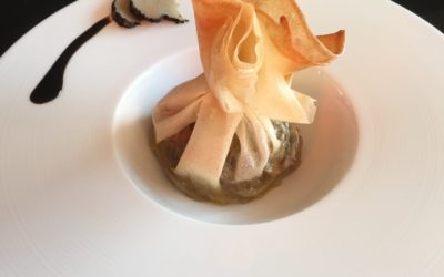 Aumônière de foie gras et champignons