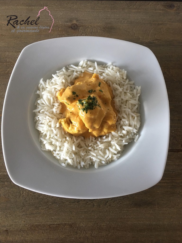 Poulet coco curry léger