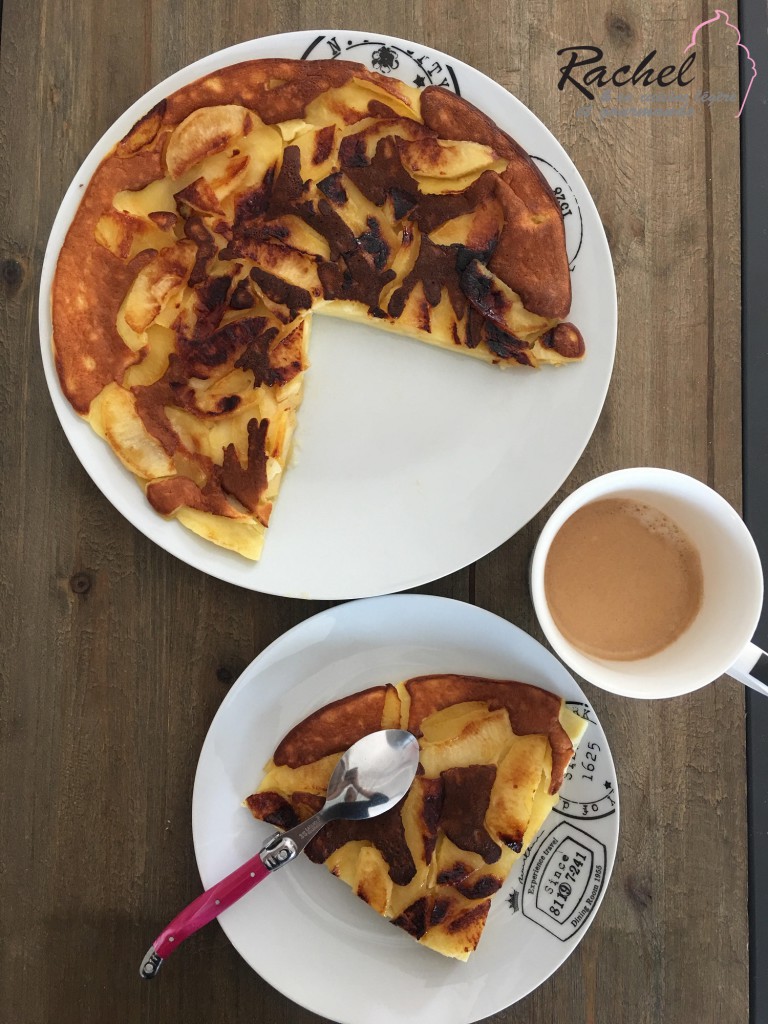 Gâteau léger à la poêle aux pommes