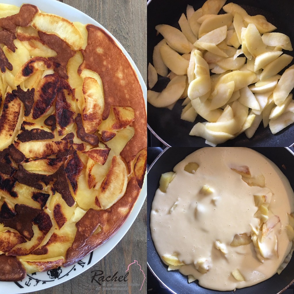 Gâteau léger à la poêle aux pommes