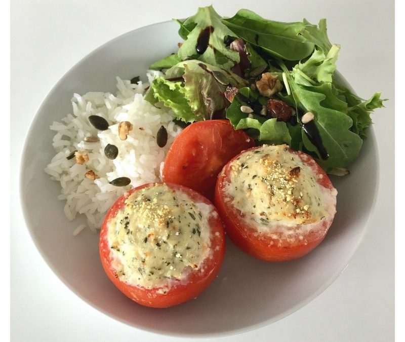 Tomates farcies légères au poulet