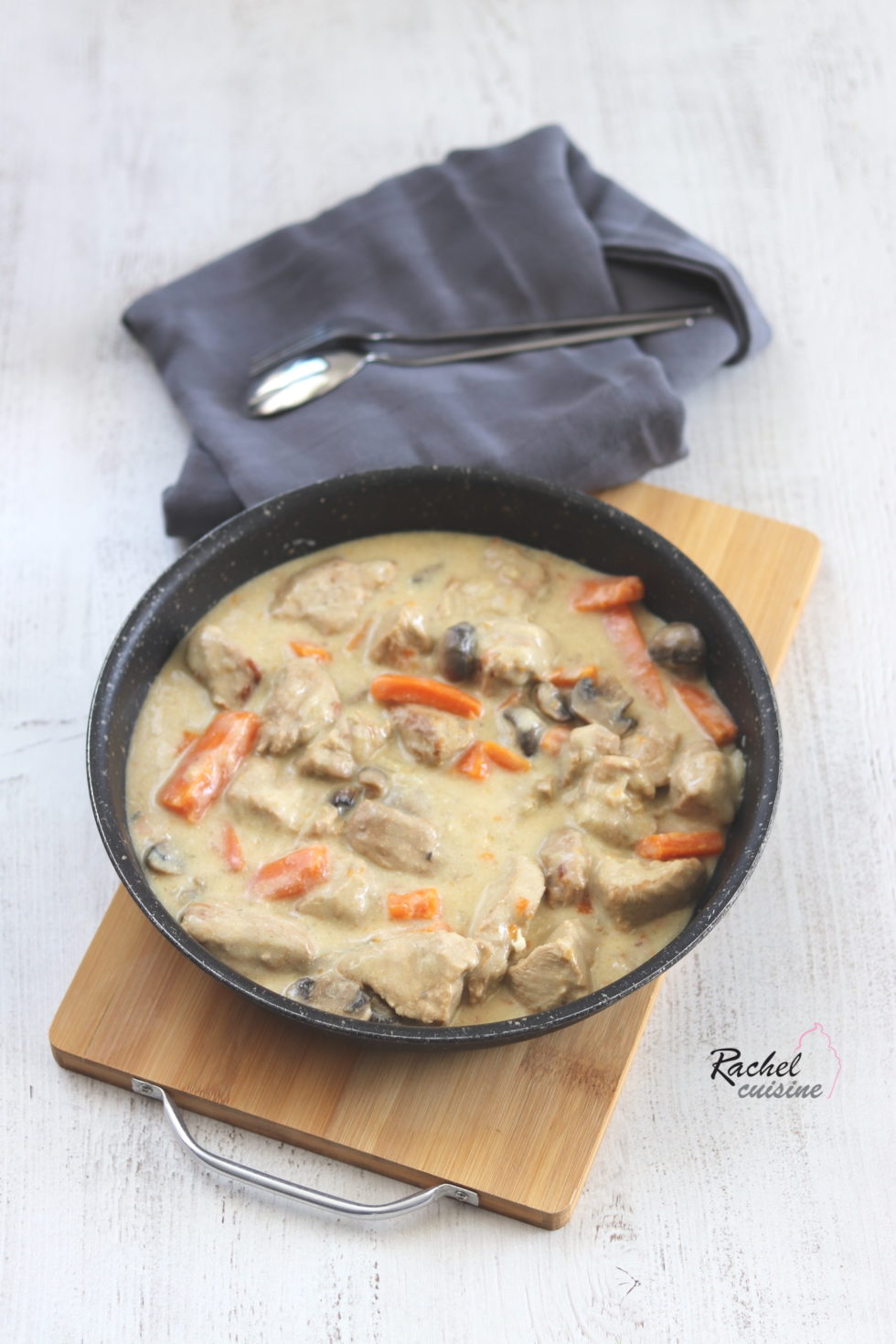 Blanquette de veau légère - Rachel Cuisine