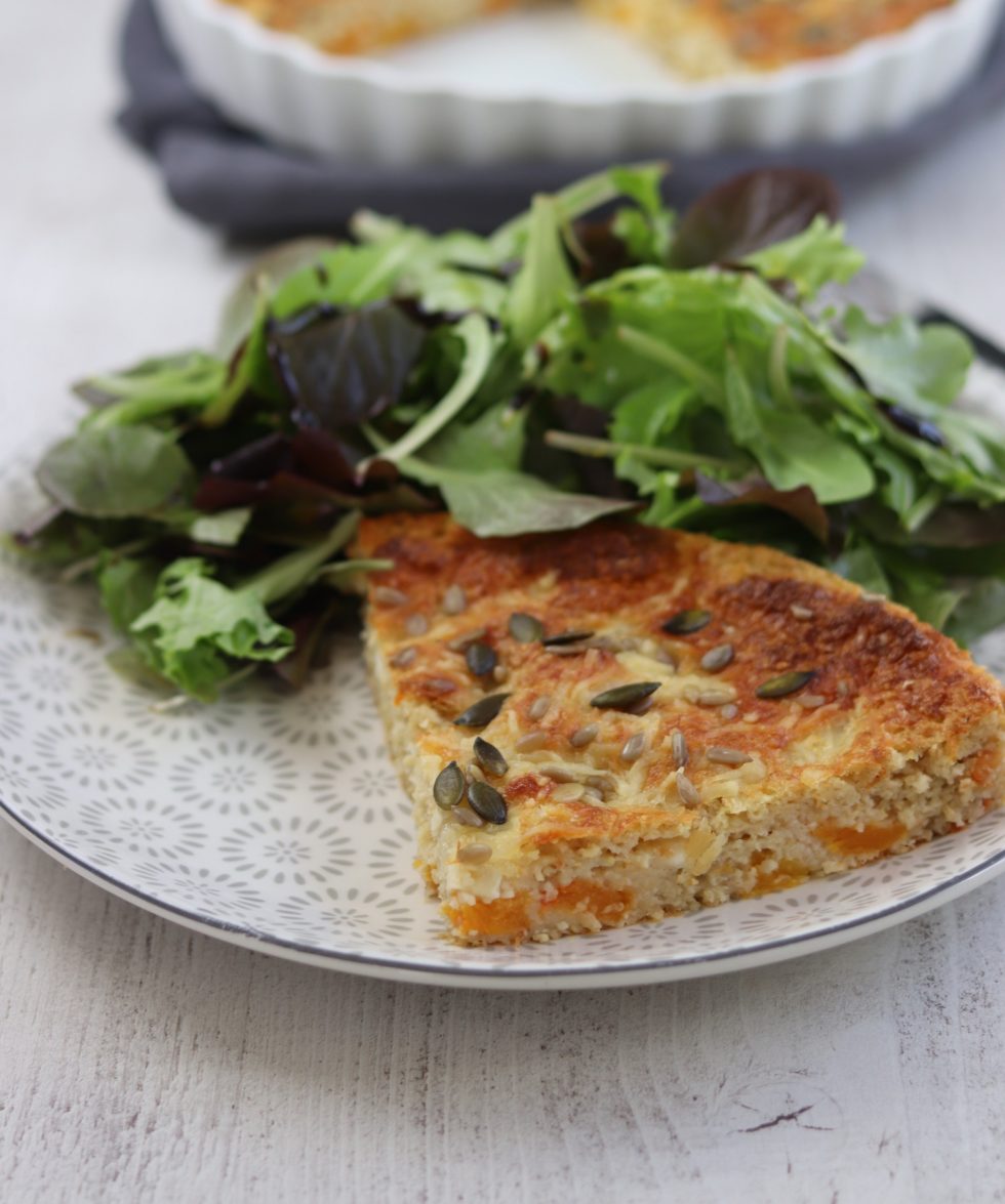 Tarte Flocons D'avoine Courge Butternut, Chèvre - Rachel Cuisine