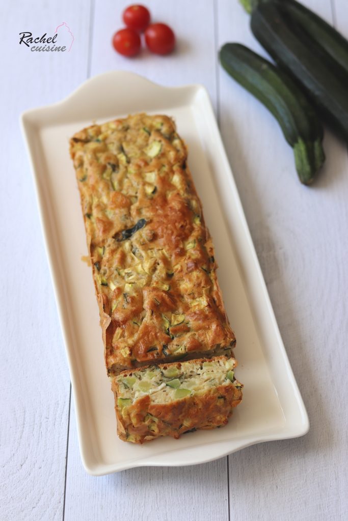 Cake courgette, menthe et fromage