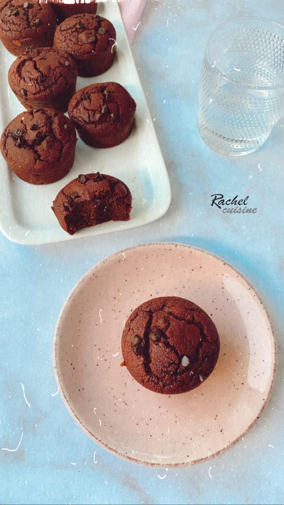 Muffins moelleux chocolat betterave