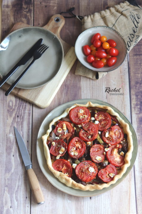 Tarte Fine Légumes Grillés Tomates Et Fêta Rachel Cuisine 