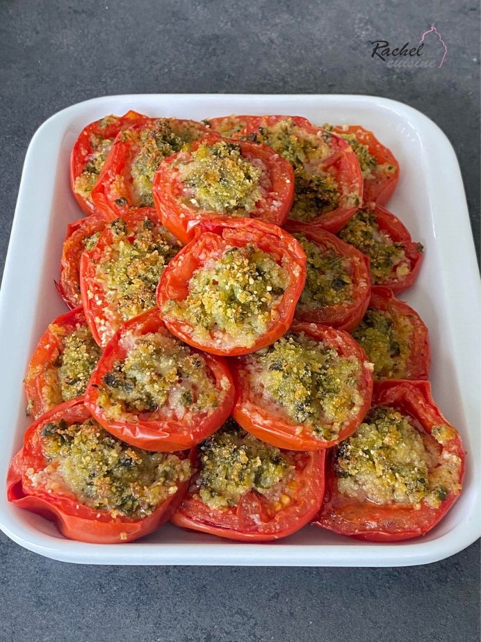 Une belle assiette de tomates à la Provençale