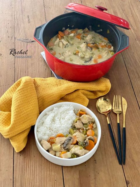 Blanquette De Poulet Rachel Cuisine