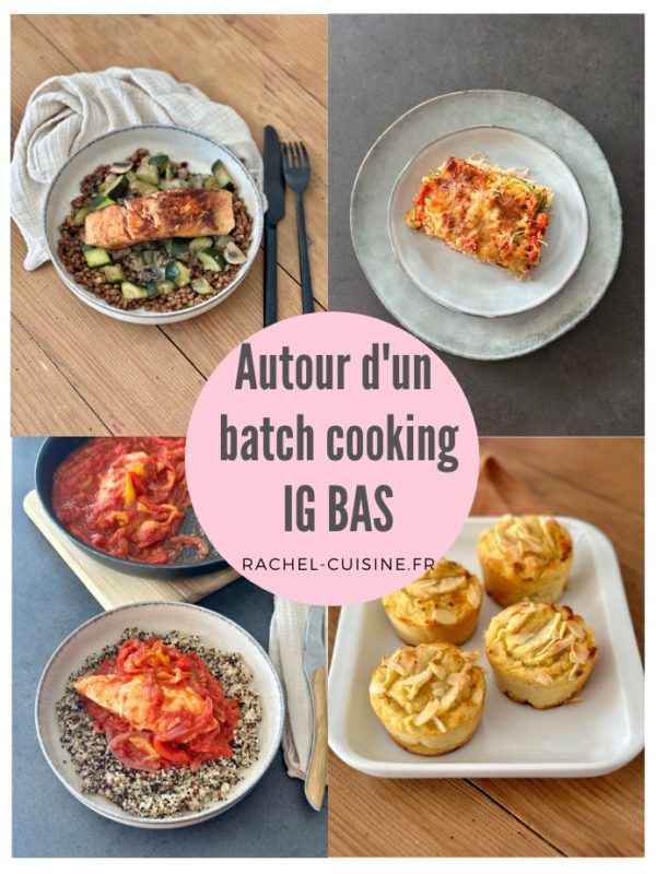 Quatre recettes pour un batch cooking Ig Bas