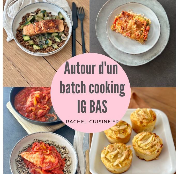 Quatre recettes pour un batch cooking Ig Bas