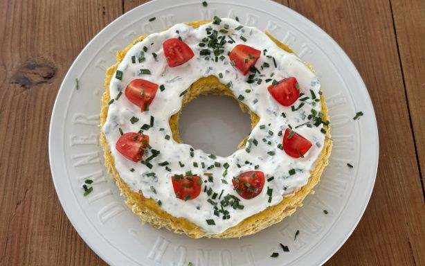 Une terrine à manger fraiche à la macédoine