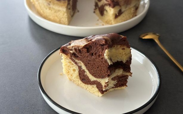 Un gâteau marbré allégé