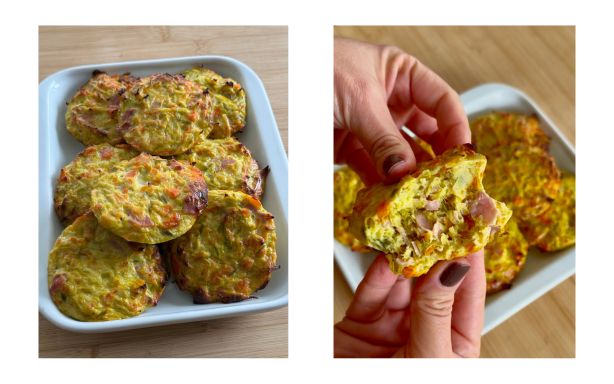 Des galettes légères de légumes d'hiver