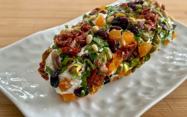 Une bûche de fromage gourmande pour l'apéro