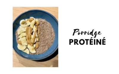 Porridge protéiné au chocolat