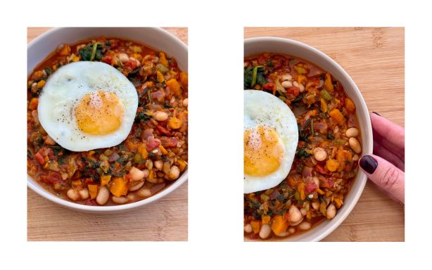 Un plat complet et pauvre en gras