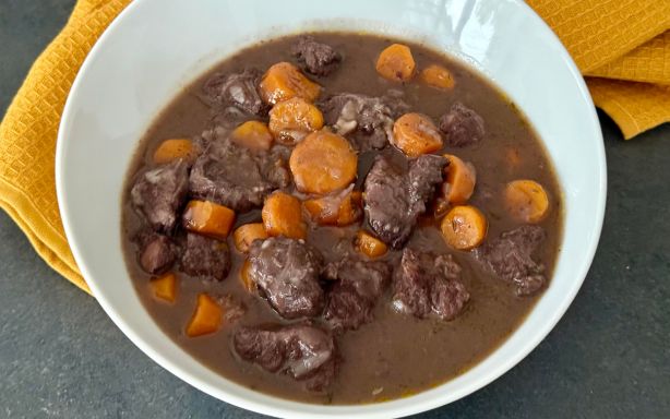 Un boeuf bourguignon au Thermomix