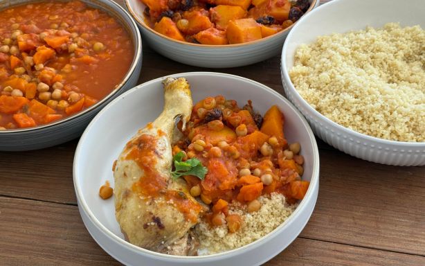 Un couscous complet avec cuisson à étage