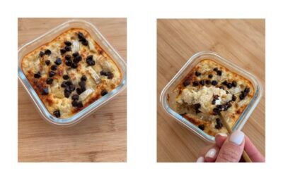 Bowl cake banane chocolat à l&rsquo;air fryer