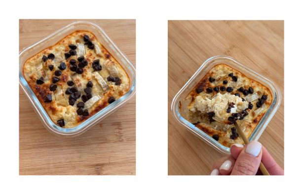 Un petit déjeuner healthy banane chocolat