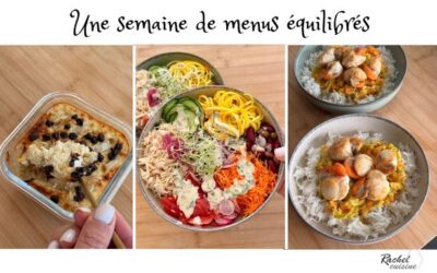 Menus sains et équilibrés d&rsquo;avril 2026