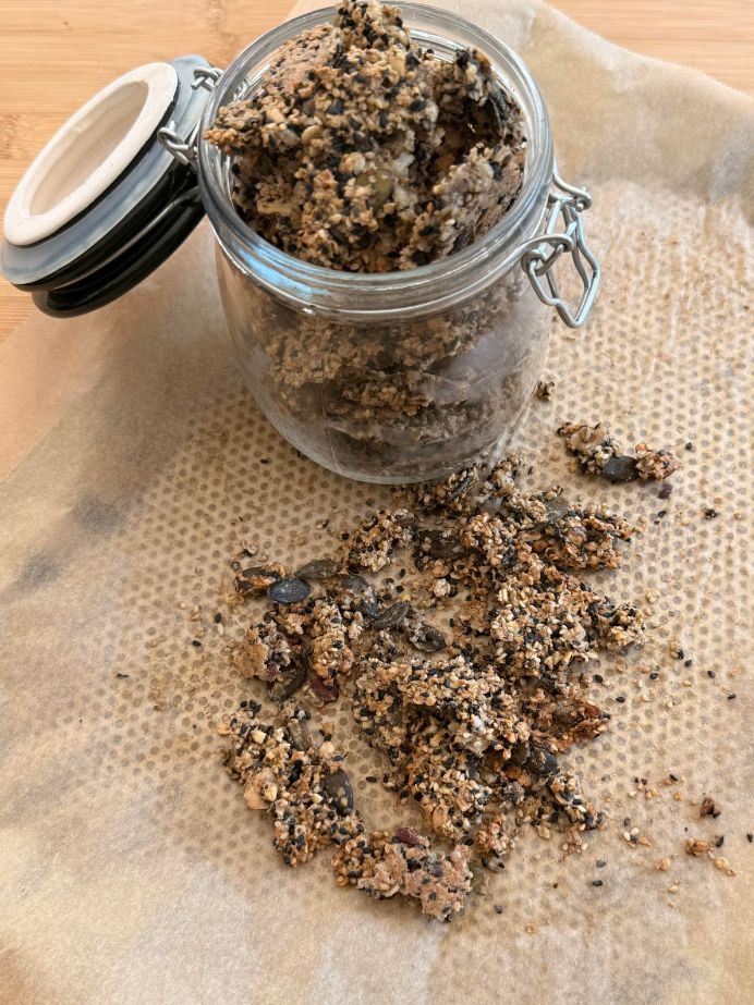 Ce granola se conserve 1 mois dans un pot en verre