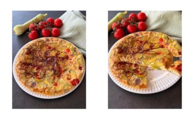 Frittata légère courgettes et tomates
