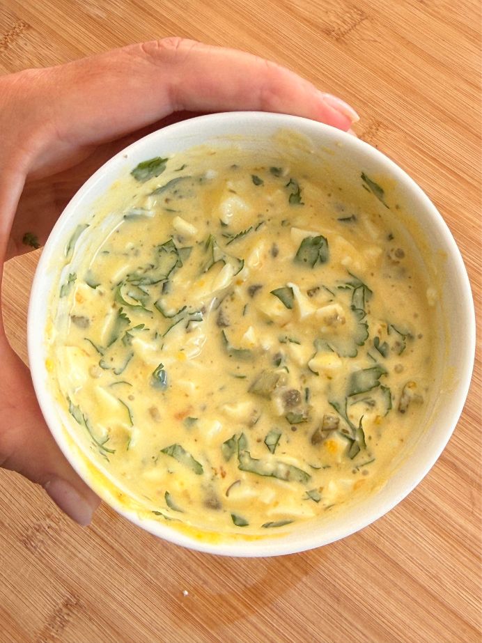 Une sauce gourmande mais protéinée