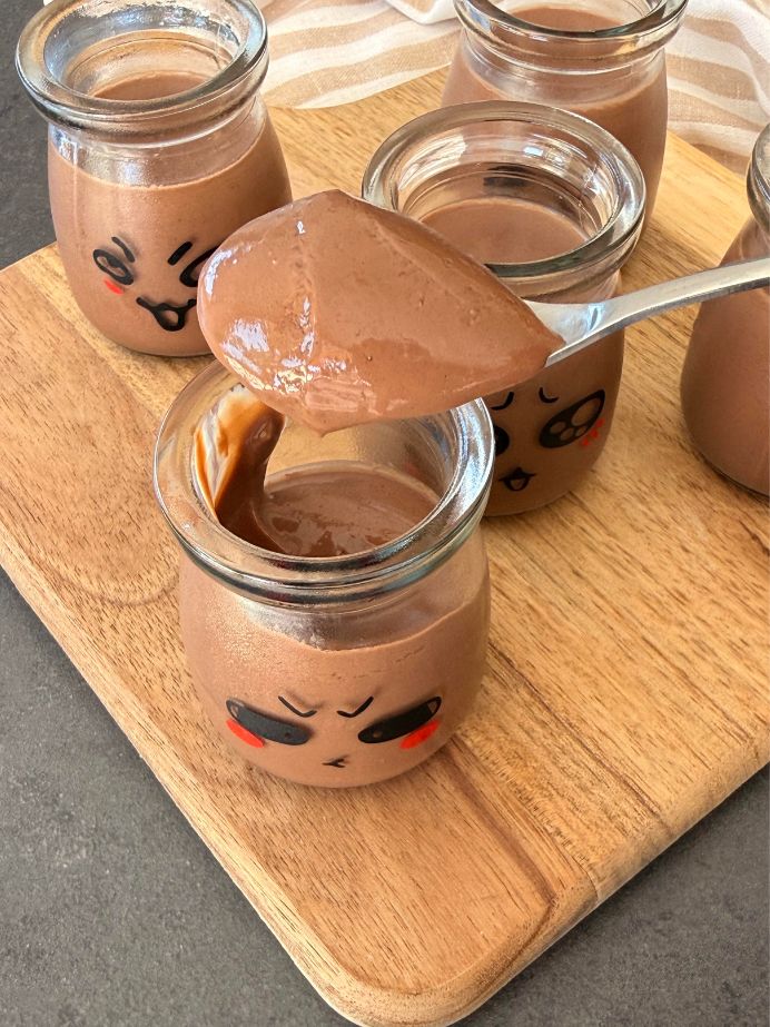 La texture de ma crème au chocolat est extra