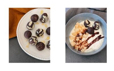 Petites boules chocolat, amandes
