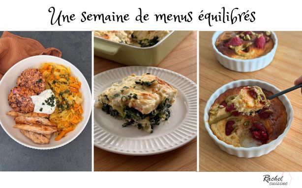 Une semaine de menu pour perdre du poids